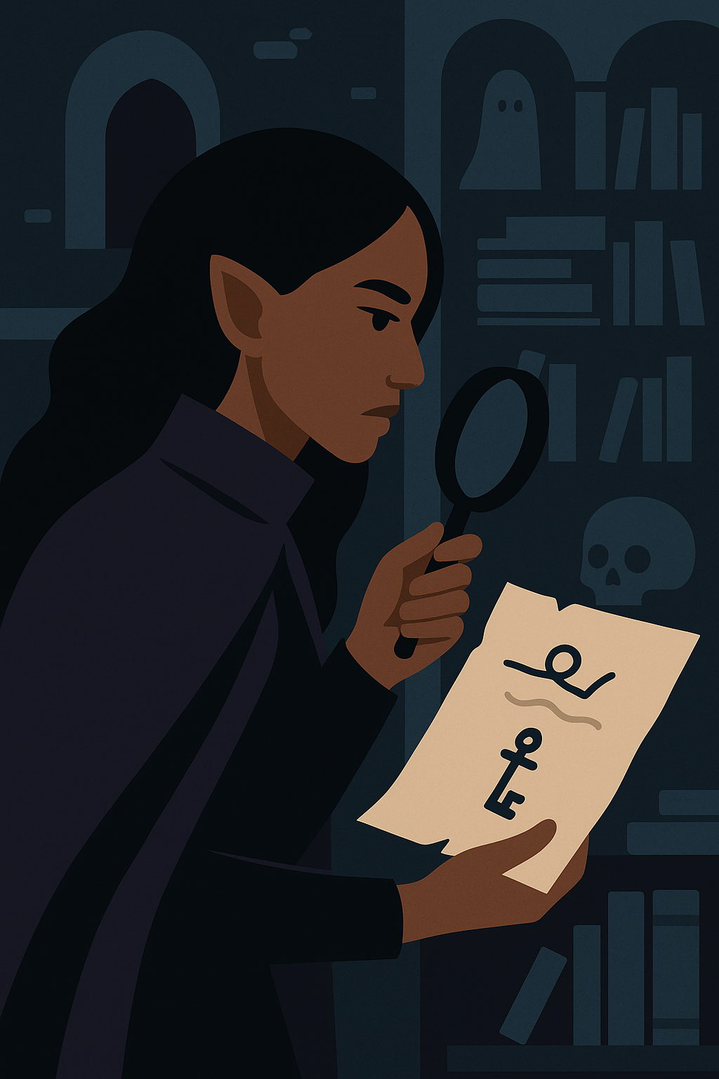 The Cipher in the Midnight Stacks